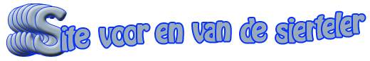 Homepagina voor en van de siertelers.