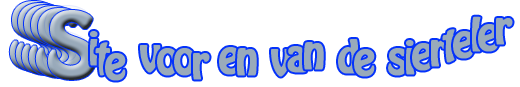 Homepagina voor en van de siertelers.